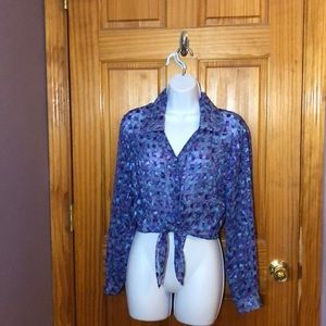 Vintage 70s disco top